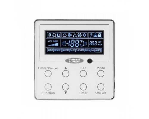 Пульт управления проводной General Climate GC-WR12LC для 12-60HWF(HRF) GC-WR12LC